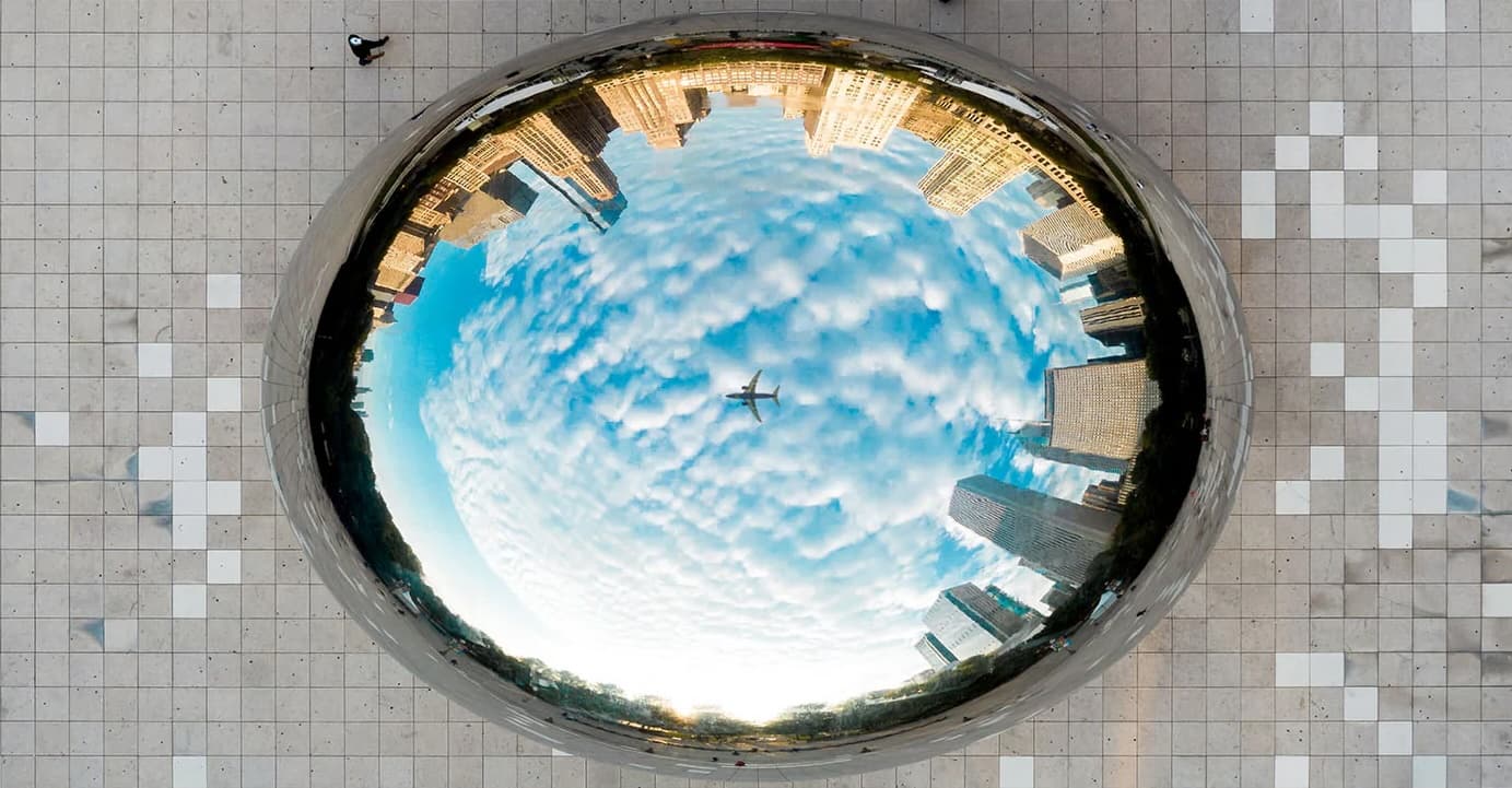 Cloud Gate from above